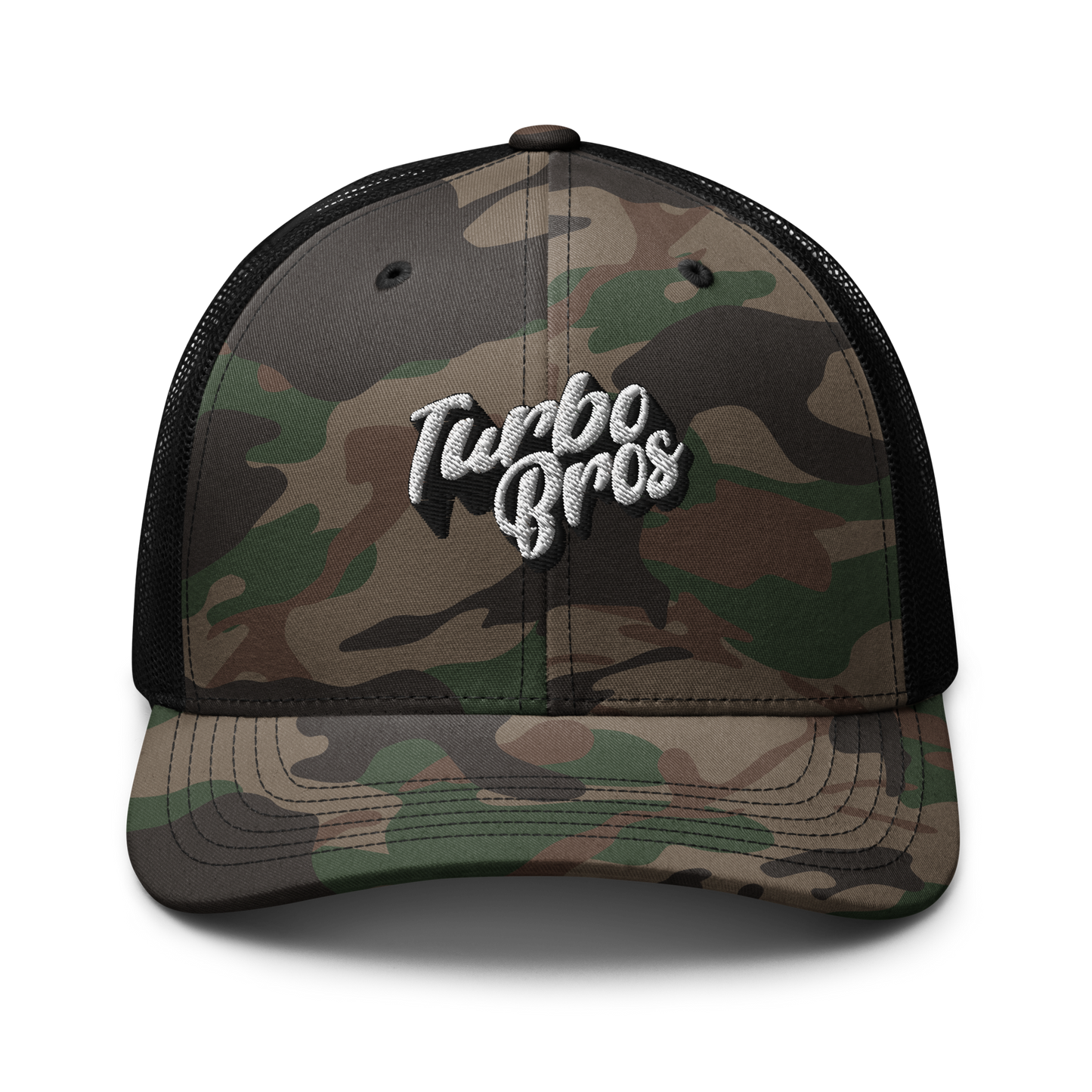 Turbo Bros Ace Line Camo Trucker Snapback