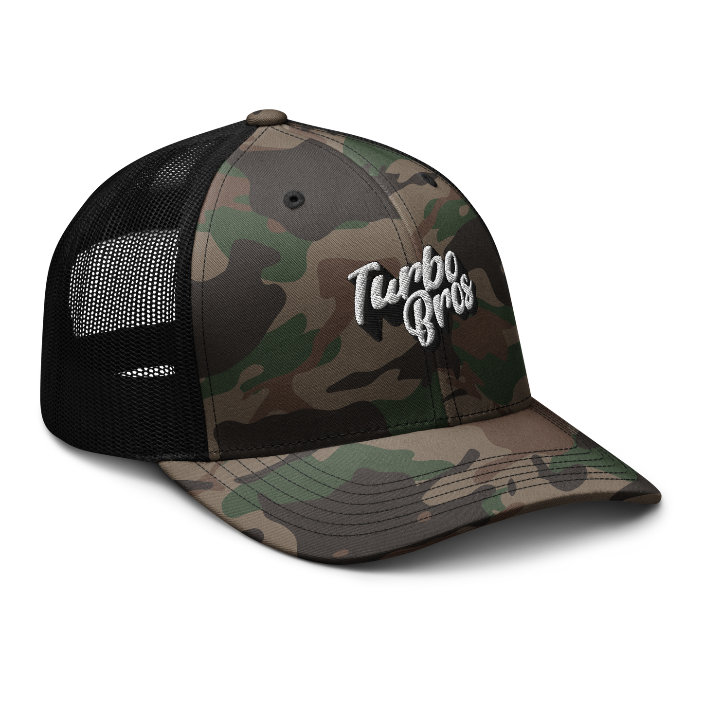 Turbo Bros Ace Line Camo Trucker Snapback